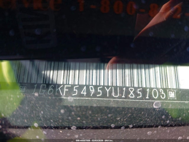 2000 CADILLAC DEVILLE 1G6KF5495YU185103 Photo 8