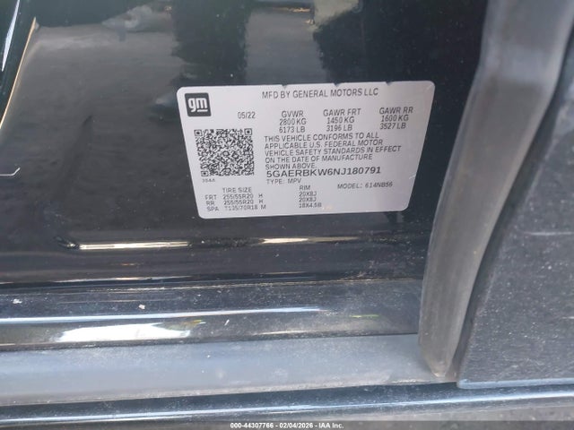 Aukcja sprzedaży 2022 Buick Enclave Fwd Essence, vin: 5GAERBKW6NJ180791, numer aukcji: 44307766
