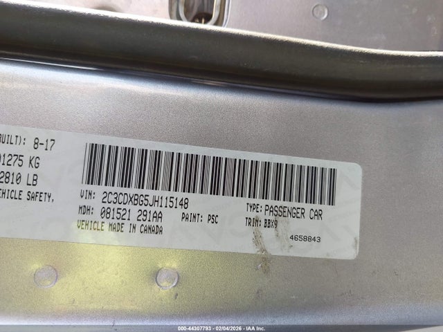 2018 DODGE CHARGER 2C3CDXBG5JH115148 Photo 8