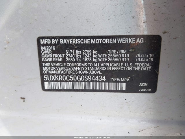 5UXKR0C50G0S94434 BMW X5 Xdrive35i