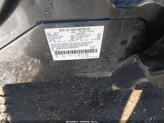 Ford EDGE SE 2020 2FMPK3G93LBB06553 Image 9