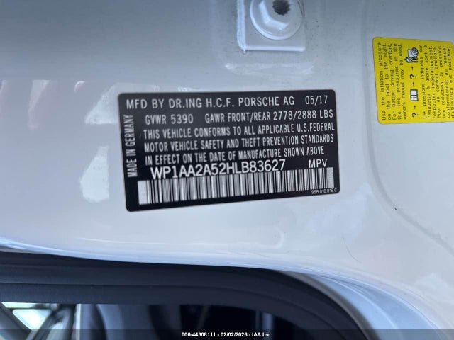2017 PORSCHE MACAN WP1AA2A52HLB83627 Photo 8