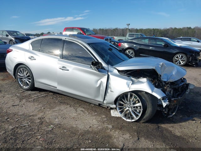 Продажа на аукционе авто 2018 Infiniti Q50 3.0t Luxe, vin: JN1EV7AP2JM364719, номер лота: 44308140