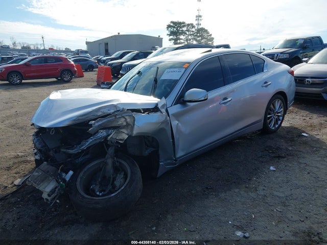 Продажа на аукционе авто 2018 Infiniti Q50 3.0t Luxe, vin: JN1EV7AP2JM364719, номер лота: 44308140
