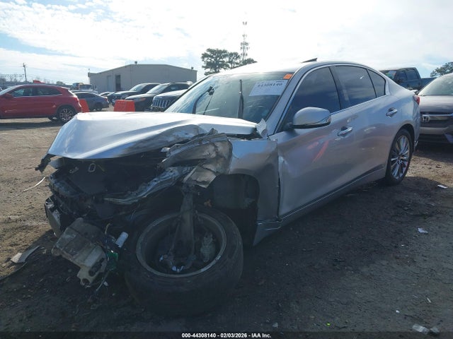 Продажа на аукционе авто 2018 Infiniti Q50 3.0t Luxe, vin: JN1EV7AP2JM364719, номер лота: 44308140