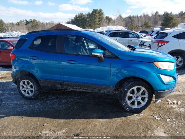 MAJ6S3GL8KC257341 Ford Ecosport Se
