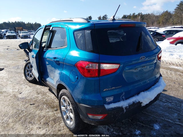 MAJ6S3GL8KC257341 Ford Ecosport Se