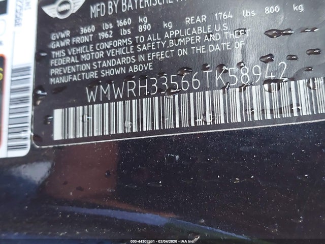 2006 MINI COOPER S WMWRH33566TK58942 Photo 8