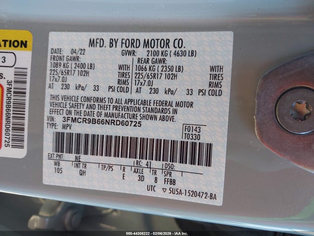 Ford Bronco Sport Big Bend 2022 3FMCR9B66NRD60725 Image 24
