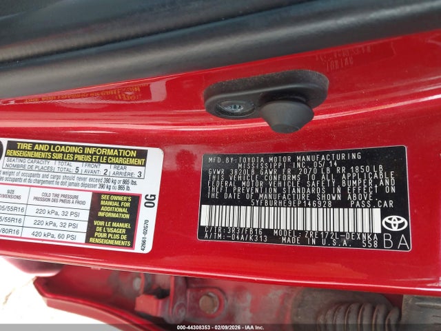 Toyota COROLLA LE 2014 5YFBURHE9EP146928 Image 9
