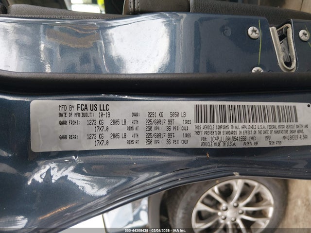 1C4PJLLB0LD541556 Jeep Cherokee Latitude Plus Fwd
