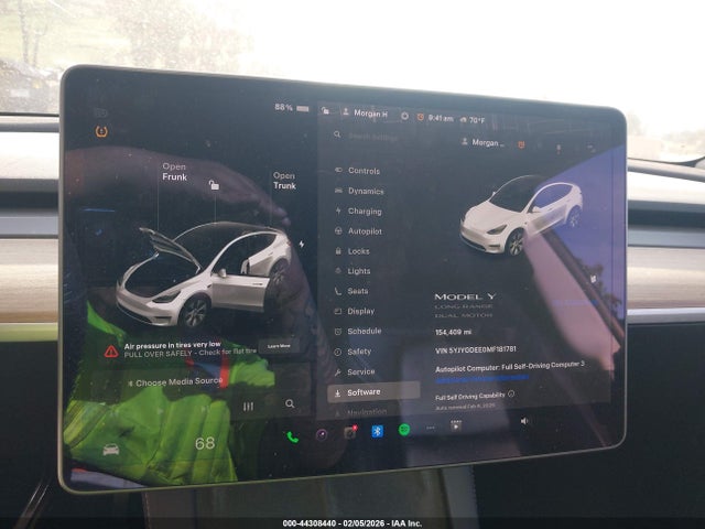 5YJYGDEE0MF181781 Tesla Model Y Long Range Dual Motor All-wheel Drive