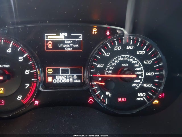 Aukcja sprzedaży 2019 Subaru Wrx Premium, vin: JF1VA1C65K9826274, numer aukcji: 44308523