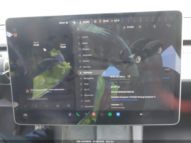 2021 Tesla Model 3 Long Range Dual Motor All-wheel Drive მანქანა იყიდება აუქციონზე, vin: 5YJ3E1EB1MF085548, აუქციონის ნომერი: 44308609