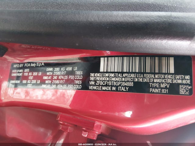 2016 FIAT 500X ZFBCFYBT8GP384888 Photo 8