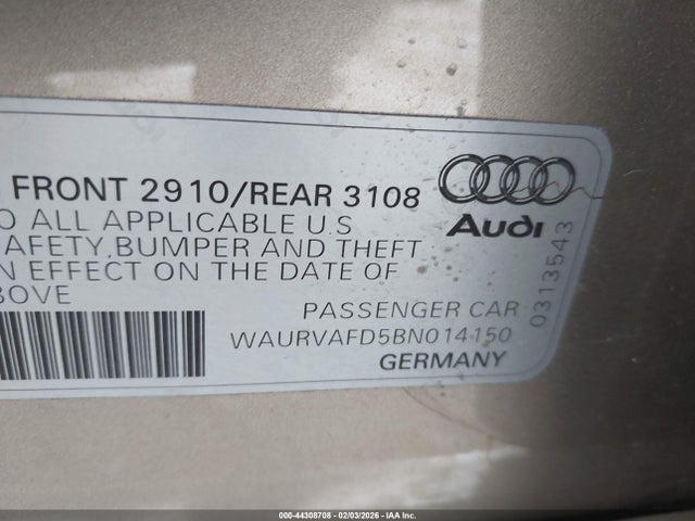 2011 AUDI A8 L WAURVAFD5BN014150 Photo 8