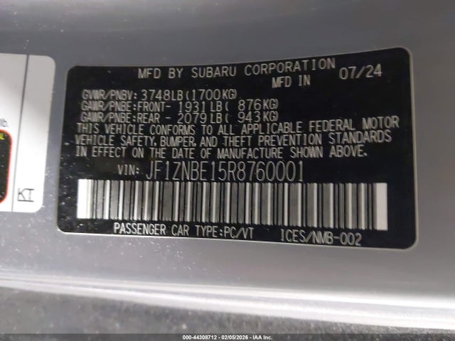 2024 TOYOTA GR86 JF1ZNBE15R8760001 Photo 8