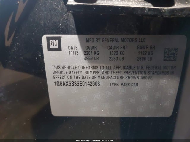 2014 CADILLAC CTS 1G6AX5S35E0142603 Photo 8