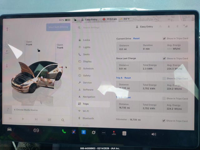 Продажа на аукционе авто 2025 Tesla Model 3 Long Range Rear-wheel Drive/standard Rear-wheel Drive, vin: 5YJ3E1EA6SF058589, номер лота: 44308903