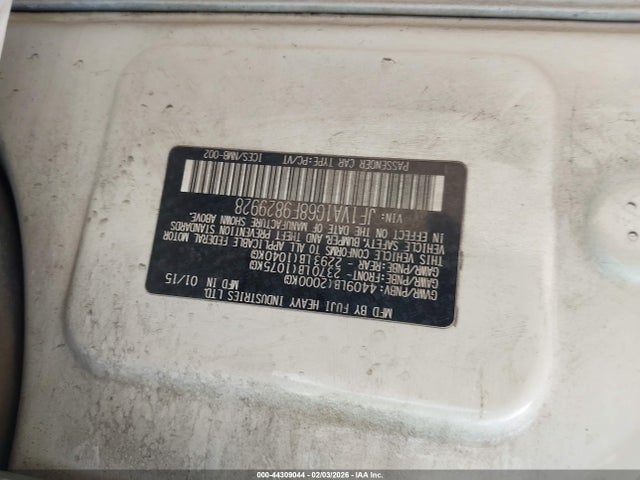 Subaru Wrx Limited 2015 JF1VA1G68F9829928 Image 9