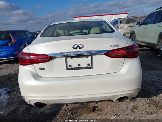 Aukcja sprzedaży 2018 Infiniti Q50 3.0t Luxe, vin: JN1EV7AR2JM434396, numer aukcji: 44309066