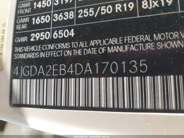 2013 MERCEDES-BENZ ML 350 BLUETEC 4JGDA2EB4DA170135 Photo 8