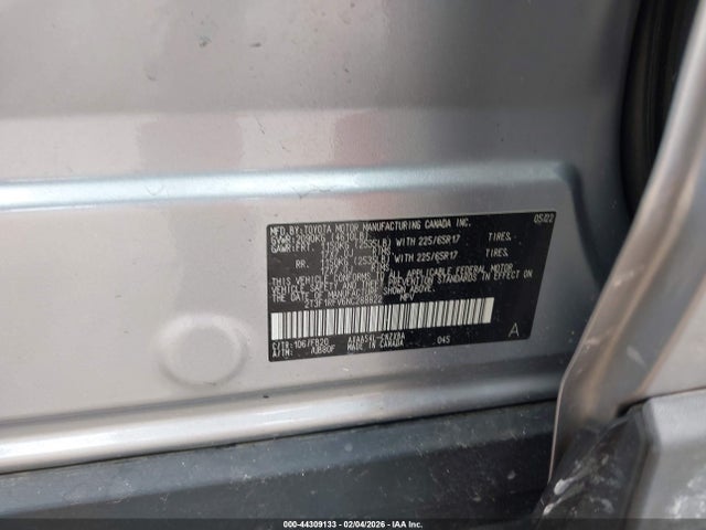 2022 TOYOTA RAV4 2T3F1RFV6NC288822 Photo 8