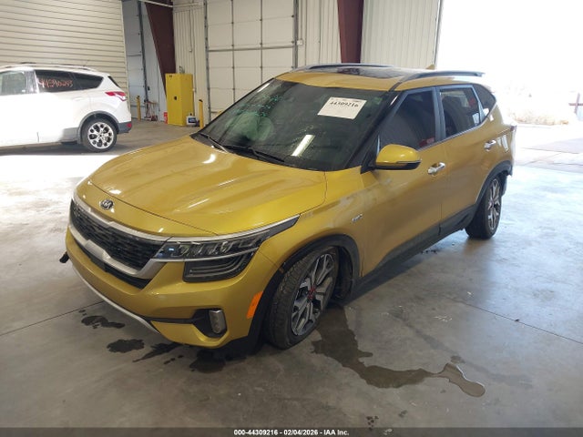2021 Kia Seltos Sx Turbo მანქანა იყიდება აუქციონზე, vin: KNDETCA26M7179379, აუქციონის ნომერი: 44309216