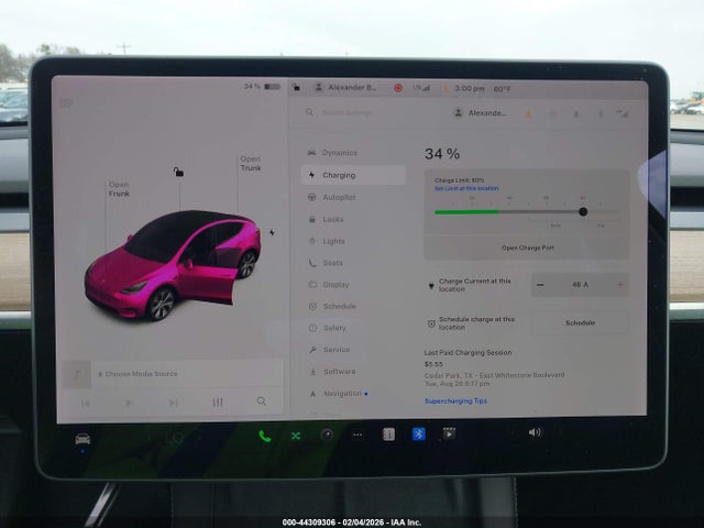 Продажа на аукционе авто 2021 Tesla Model Y Long Range Dual Motor All-wheel Drive, vin: 5YJYGDEE0MF194269, номер лота: 44309306