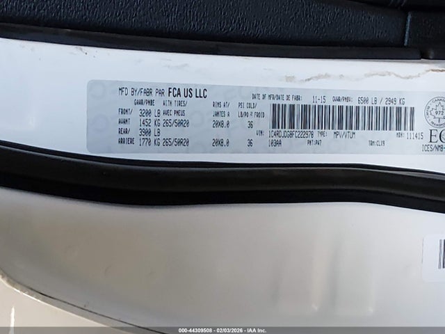 2015 DODGE DURANGO 1C4RDJDG8FC222978 Photo 8