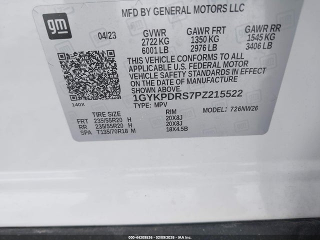 2023 CADILLAC XT6 1GYKPDRS7PZ215522 Photo 8