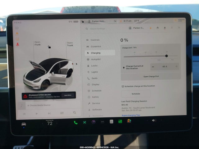 44309543 :رقم المزاد ، 7SAYGDEFXPF757909 vin ، 2023 Tesla Model Y Performance Dual Motor All-wheel Drive مزاد بيع