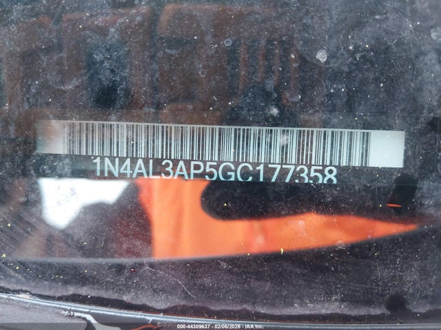 Aukcja sprzedaży 2016 Nissan Altima 2.5 S, vin: 1N4AL3AP5GC177358, numer aukcji: 44309637