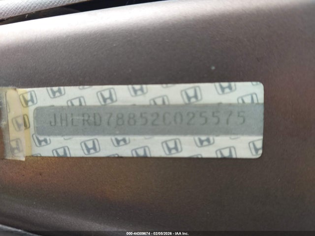 44309674 :رقم المزاد ، JHLRD78852C025575 vin ، 2002 Honda Cr-v Ex مزاد بيع