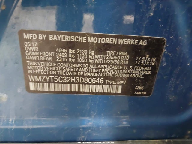 2017 MINI COUNTRYMAN WMZYT5C32H3D80646 Photo 8