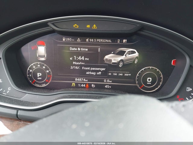 2019 Audi Q5 45 Premium მანქანა იყიდება აუქციონზე, vin: WA1BNAFY0K2059578, აუქციონის ნომერი: 44310078