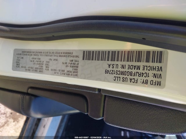 1C4RJFBG0MC512749 Jeep Grand Cherokee Limited 4x4