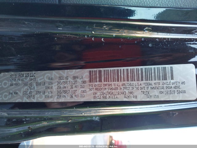 1C6HJTAG4LL161443 Jeep Gladiator Sport S 4x4