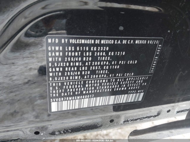 2025 VOLKSWAGEN TIGUAN 3VVGR7RM8SM068017 Photo 8