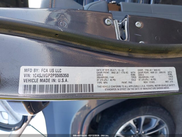 2023 JEEP GRAND WAGONEER 1C4SJVGP2PS505350 Photo 8