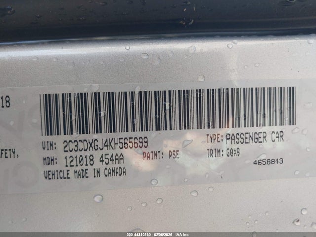 Dodge Charger Scat Pack Rwd 2019 2C3CDXGJ4KH565699 Image 9