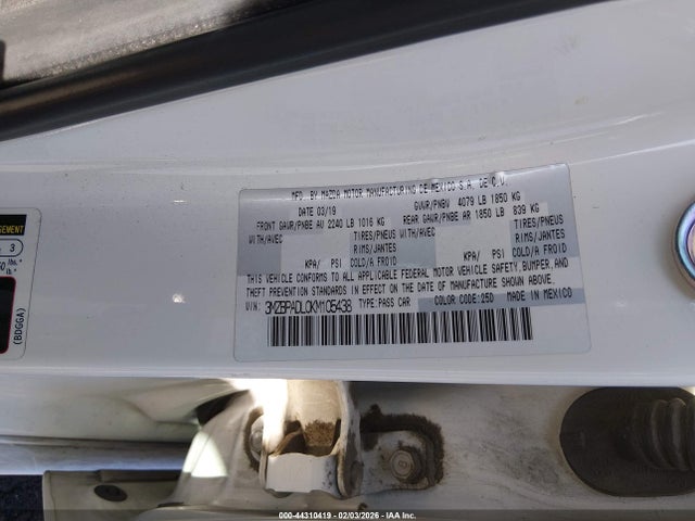 3MZBPADL0KM105438 Mazda Mazda3 Preferred Package