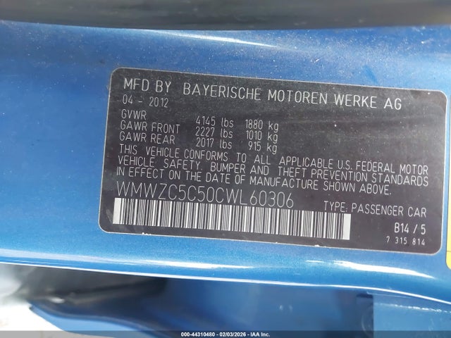 2012 MINI COOPER S COUNTRYMAN WMWZC5C50CWL60306 Photo 8