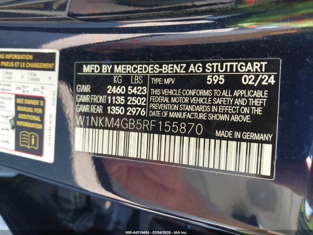 2024 MERCEDES-BENZ GLC 300 W1NKM4GB5RF155870 Photo 8