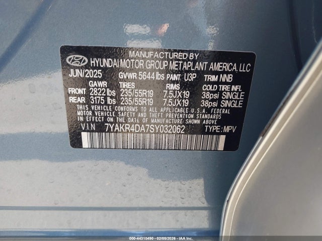 7YAKR4DA7SY032062 Hyundai Ioniq 5 Limited