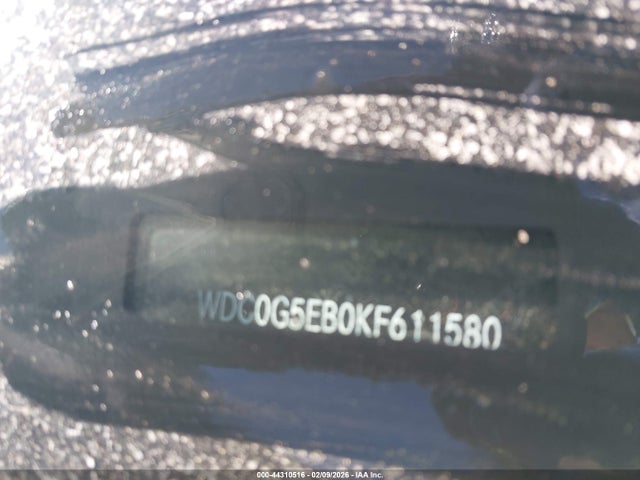 Aukcja sprzedaży 2019 Mercedes-benz Glc 350e 4matic, vin: WDC0G5EB0KF611580, numer aukcji: 44310516