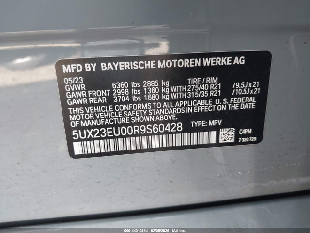 5UX23EU00R9S60428 BMW X5 Xdrive40i