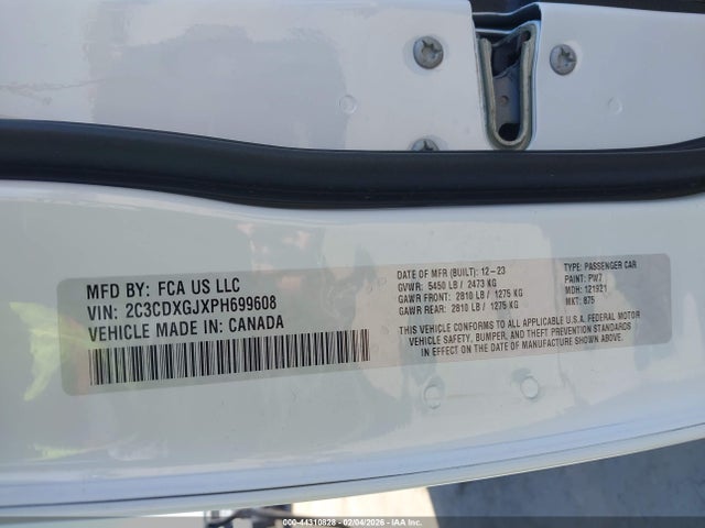 2C3CDXGJXPH699608 Dodge Charger Scat Pack