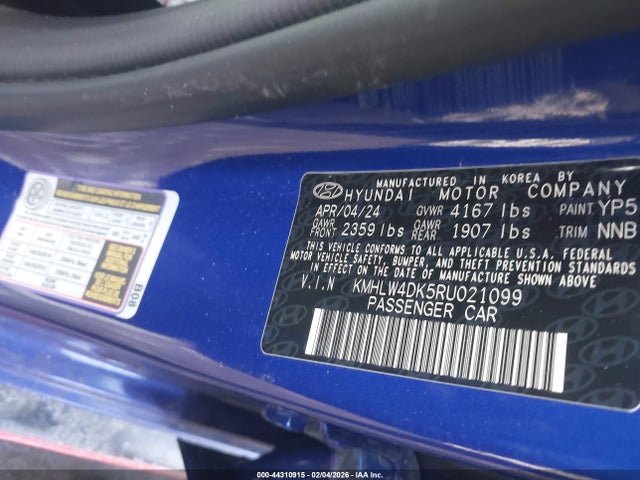 2024 HYUNDAI ELANTRA N KMHLW4DK5RU021099 Photo 8