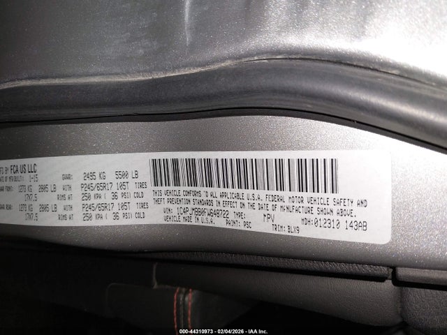 1C4PJMBB0FW648722 Jeep Cherokee Trailhawk